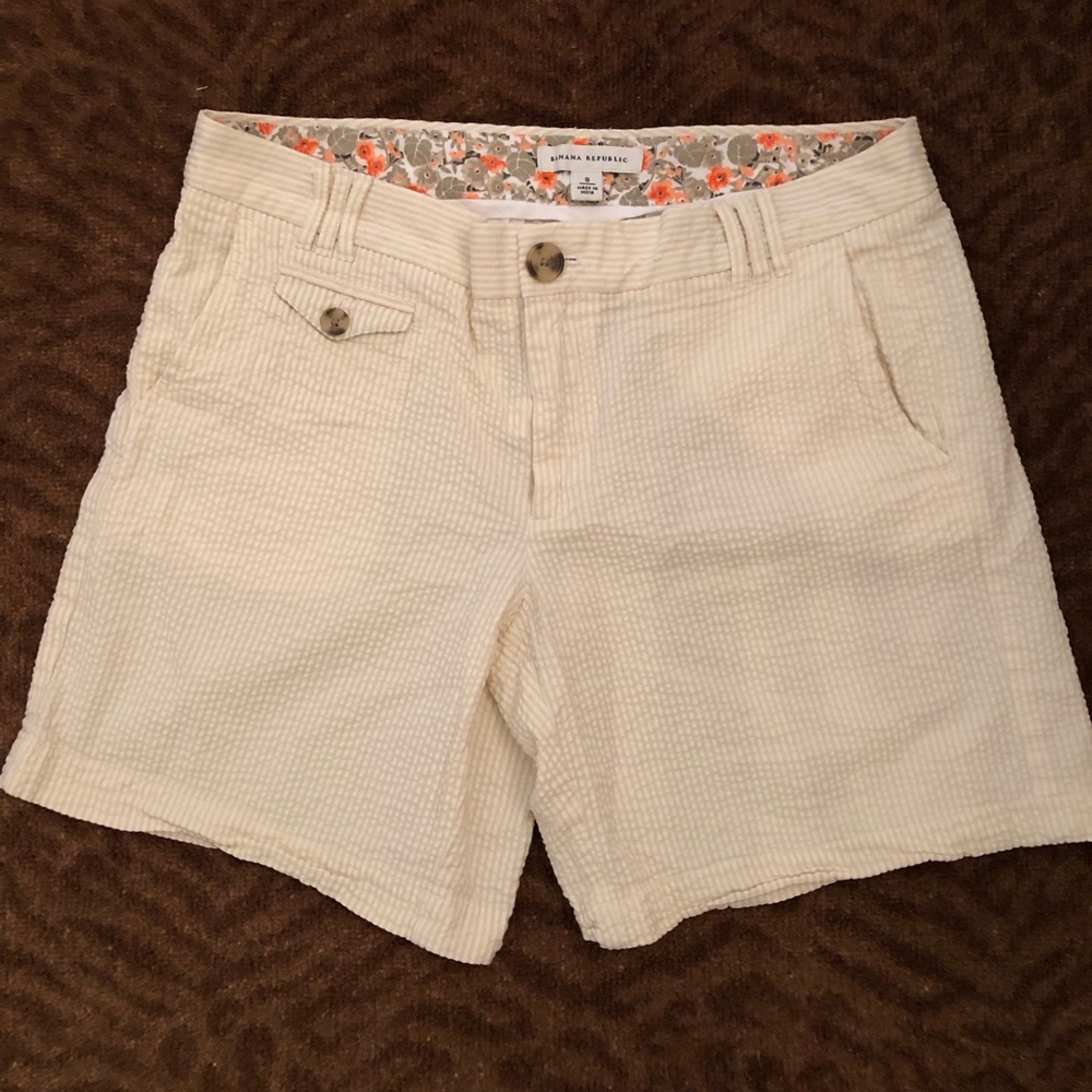 Seersucker shorts